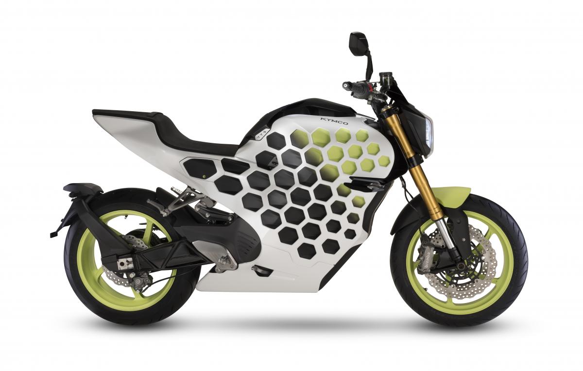 Electric and petrol store bike